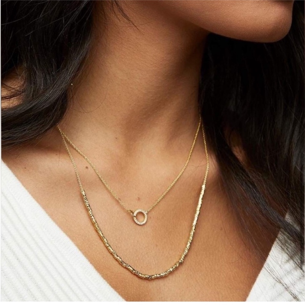 Gorjana Laguna Adjustable Necklace in Gold - Picture 5 of 8